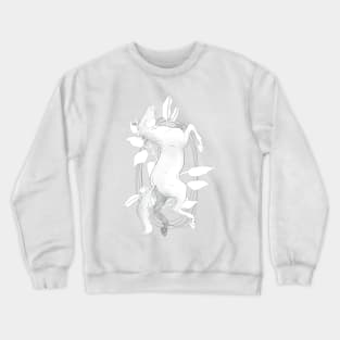 Abstract Sketch Line Horse Composition Crewneck Sweatshirt